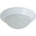 12 Twist-On Ceiling Fixture, White